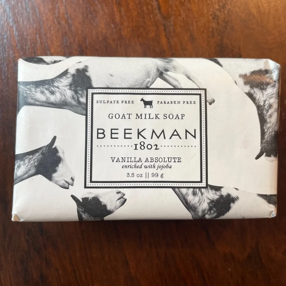 Norwex Baclock body and face cloth, Baby cloth, Beekman goat milk soap